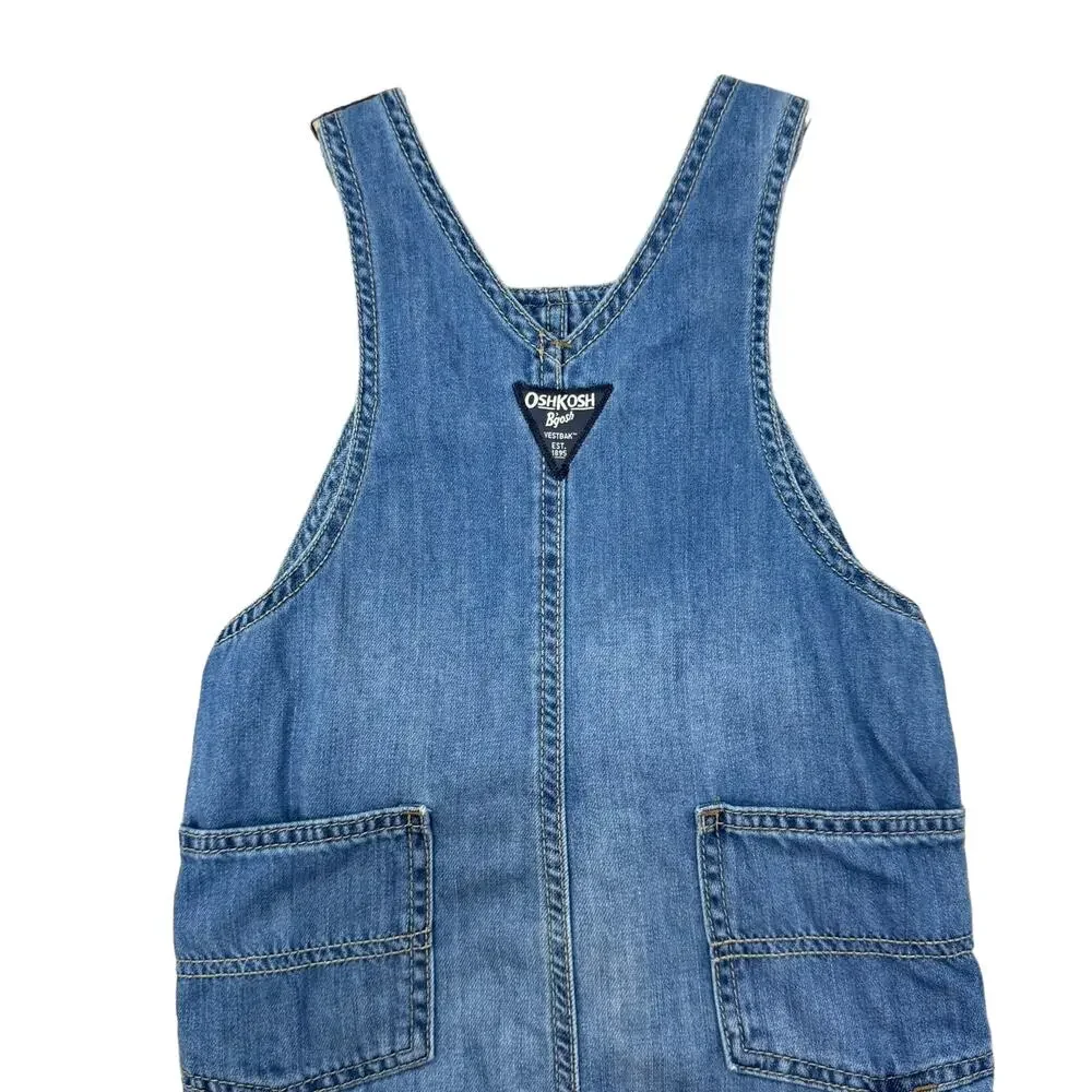 OshKosh B'gosh Unisex Toddler Classic 100% Cotton Denim Jean Pant Overalls